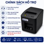 Ch&iacute;nh s&aacute;ch hỗ trợ m&aacute;y in h&oacute;a đơn Wifi QPrinter QP-840W gồm c&agrave;i đặt từ xa, hướng dẫn sử dụng, bảo h&agrave;nh 12 th&aacute;ng v&agrave; hỗ trợ kỹ thuật trong suốt qu&aacute; tr&igrave;nh sử dụng.