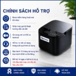 Hỗ trợ c&agrave;i đặt, hướng dẫn sử dụng, bảo h&agrave;nh ch&iacute;nh h&atilde;ng v&agrave; hỗ trợ kỹ thuật trong suốt qu&aacute; tr&igrave;nh sử dụng m&aacute;y in h&oacute;a đơn Bluetooth QPrinter QP-58M.