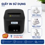 C&aacute;c loại giấy in h&oacute;a đơn sử dụng cho m&aacute;y in Qprinter QP-80M
