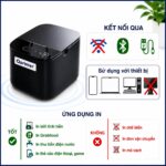 M&aacute;y in Bluetooth QPrinter QP-58M hỗ trợ kết nối điện thoại v&agrave; m&aacute;y t&iacute;nh qua Bluetooth hoặc USB, ph&ugrave; hợp nhiều nhu cầu in h&oacute;a đơn.
