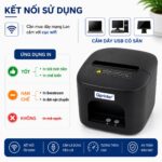 Hướng dẫn kết nối m&aacute;y in h&oacute;a đơn Qprinter QP-80M với m&aacute;y t&iacute;nh v&agrave; điện thoại