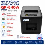 M&aacute;y in h&oacute;a đơn Wifi QPrinter QP-840W hỗ trợ kết nối Wifi 2.4GHz v&agrave; USB, tốc độ in 230mm/s, khổ giấy 80mm, cắt giấy tự động, ph&ugrave; hợp cho cửa h&agrave;ng b&aacute;n lẻ, qu&aacute;n cafe, tr&agrave; sữa v&agrave; livestream b&aacute;n h&agrave;ng.
