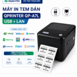 M&aacute;y in tem d&aacute;n Qprinter QP-A7L USB v&agrave; LAN tương th&iacute;ch với nhiều phần mềm b&aacute;n h&agrave;ng tr&ecirc;n m&aacute;y t&iacute;nh như TPOS, POS365, KiotViet, Sapo, Haravan, Loyverse v&agrave; Tendoo v&agrave; phần mềm miễn ph&iacute;