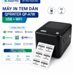 M&aacute;y in tem d&aacute;n Qprinter A7W USB v&agrave; WiFi tương th&iacute;ch với nhiều phần mềm b&aacute;n h&agrave;ng tr&ecirc;n m&aacute;y t&iacute;nh, miễn ph&iacute; sử dụng một trong ba phần mềm Bếp M&acirc;y, Tiệm nhỏ hoặc Qfree.