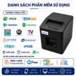 Danh s&aacute;ch phần mềm b&aacute;n h&agrave;ng tương th&iacute;ch với m&aacute;y in h&oacute;a đơn Wifi QPrinter QP-840W c&ugrave;ng ưu đ&atilde;i tặng miễn ph&iacute; 1 năm sử dụng phần mềm.